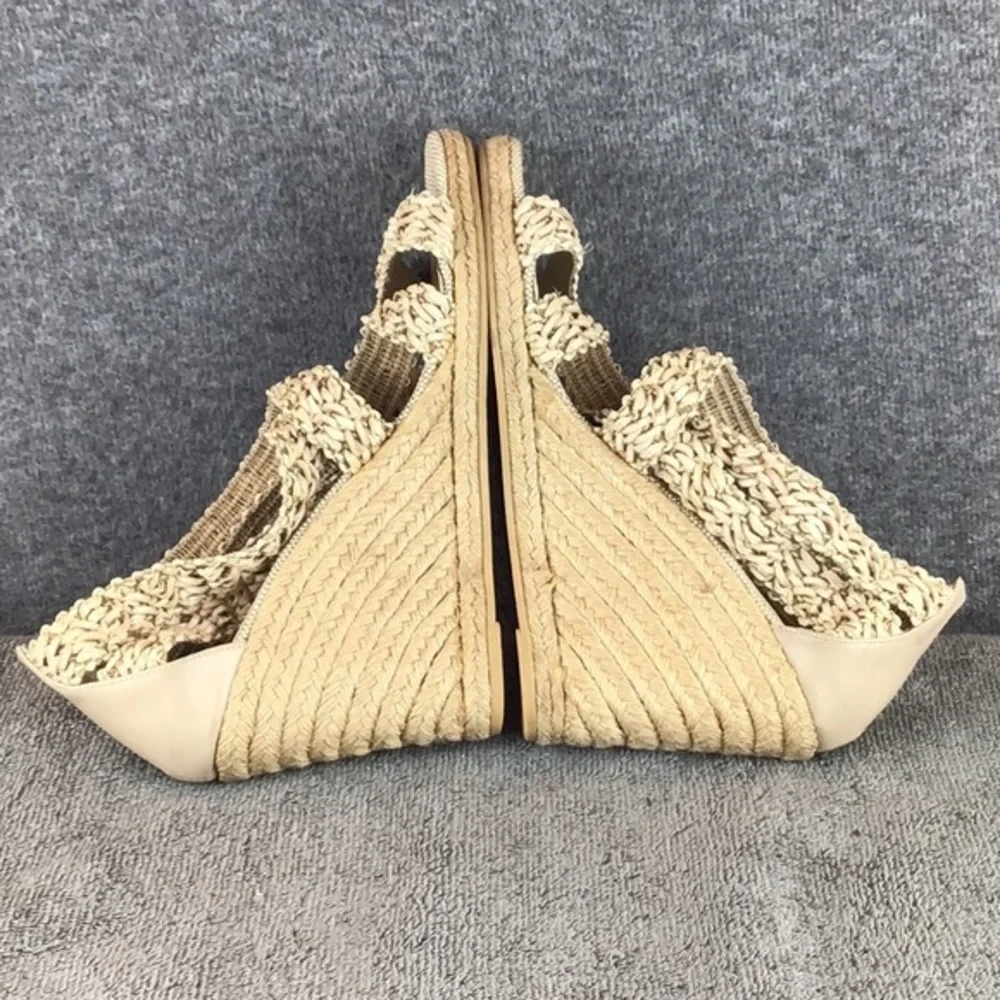 Jean-Michel Cazabat Espadrilles Wedge Sandals Sz‎ 8.5